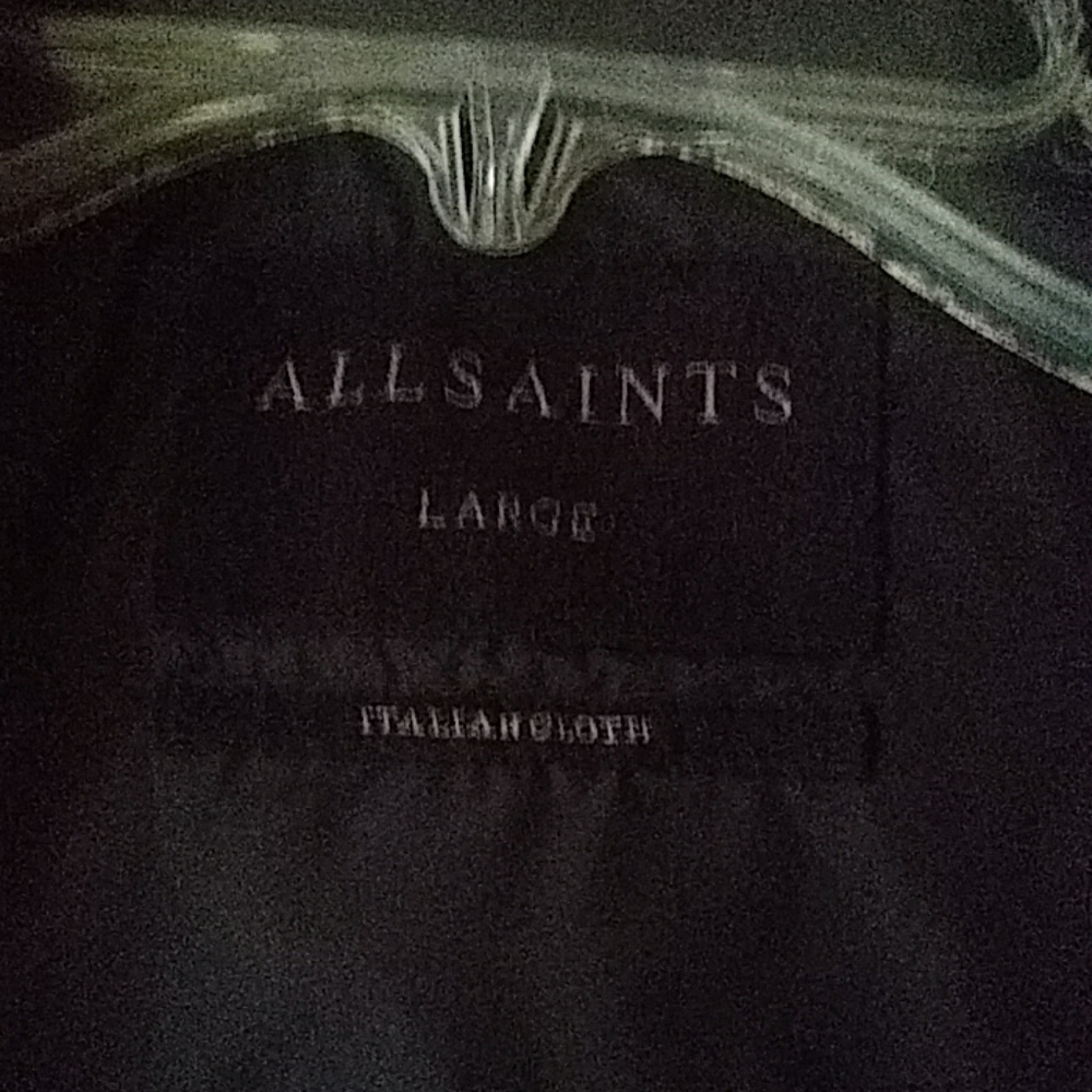 All Saints Italian Cloth Ramac Shearling Coat - Picture 4 of 4